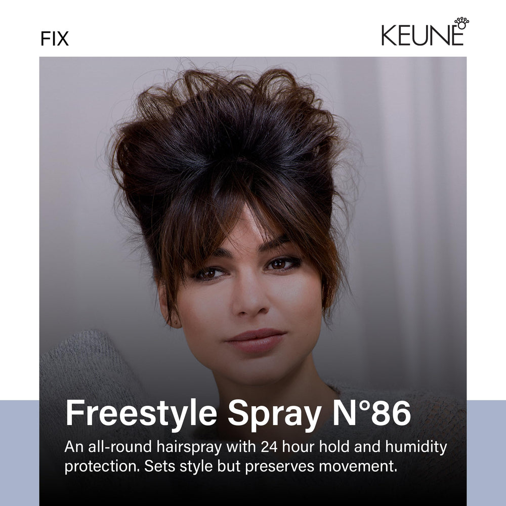 KEUNE label detail highlighting product name and benefits for quick identification