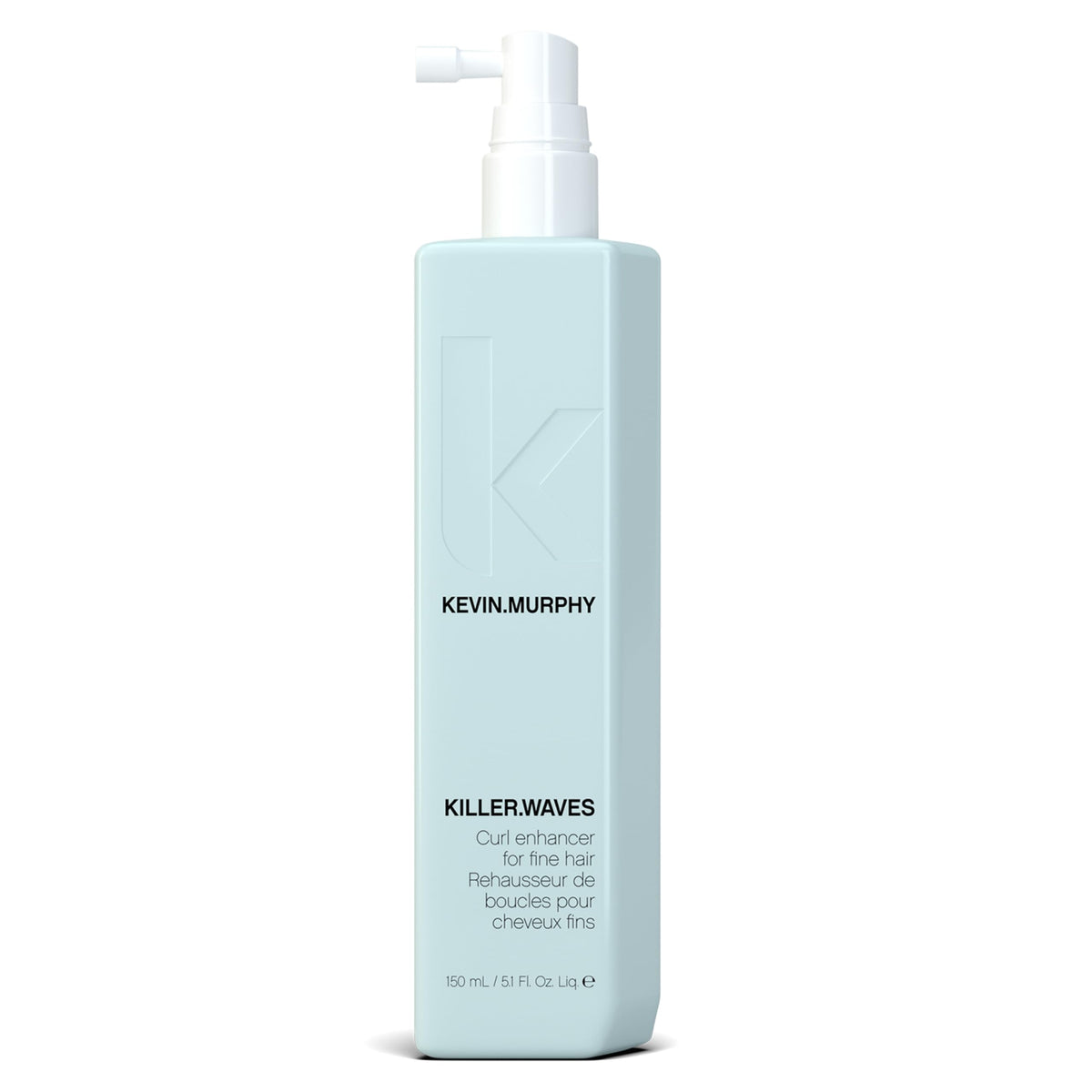KEVIN.MURPHY bottle front highlighting sleek design for easy styling