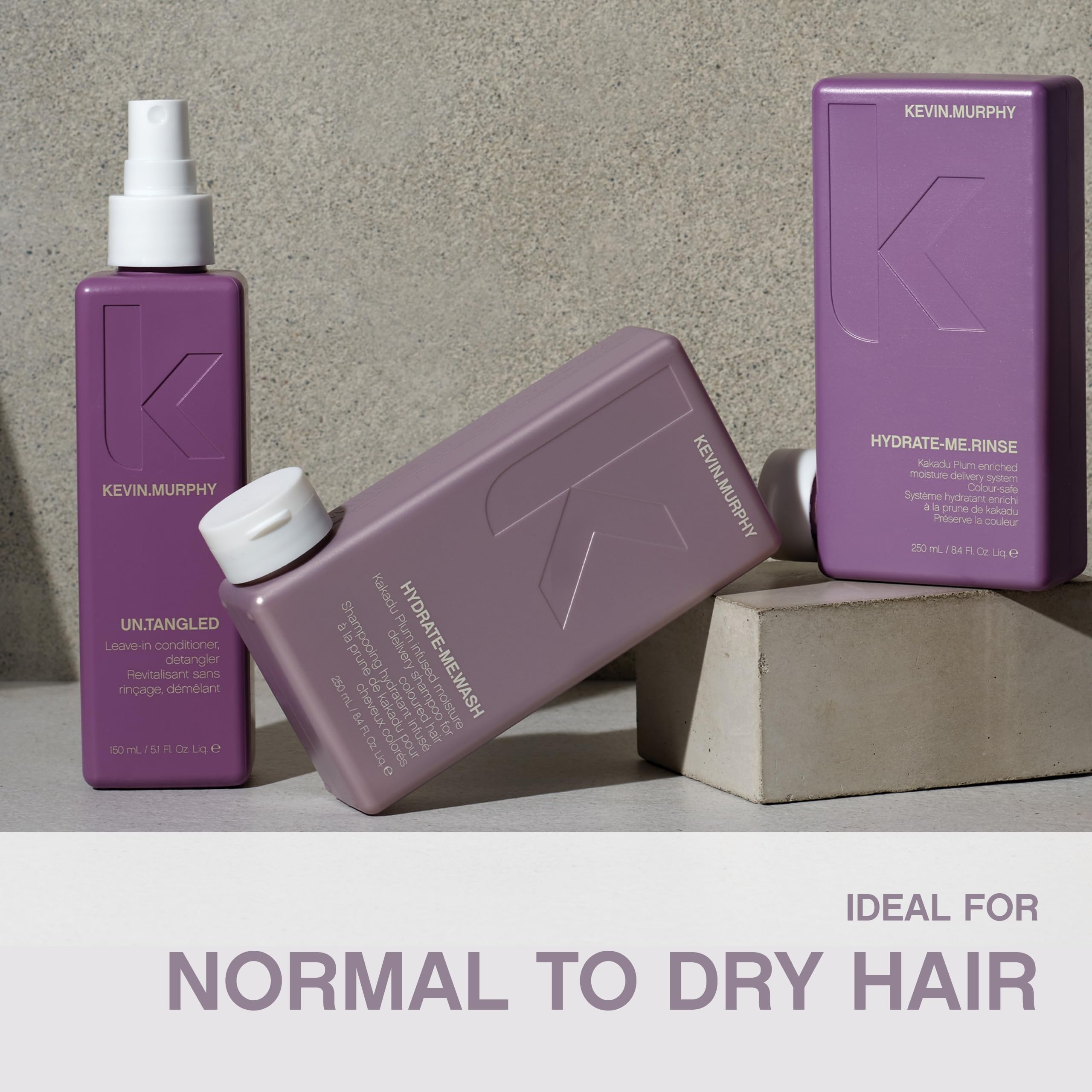 KEVIN.MURPHY shampoo poured into palm showing smooth consistency and control