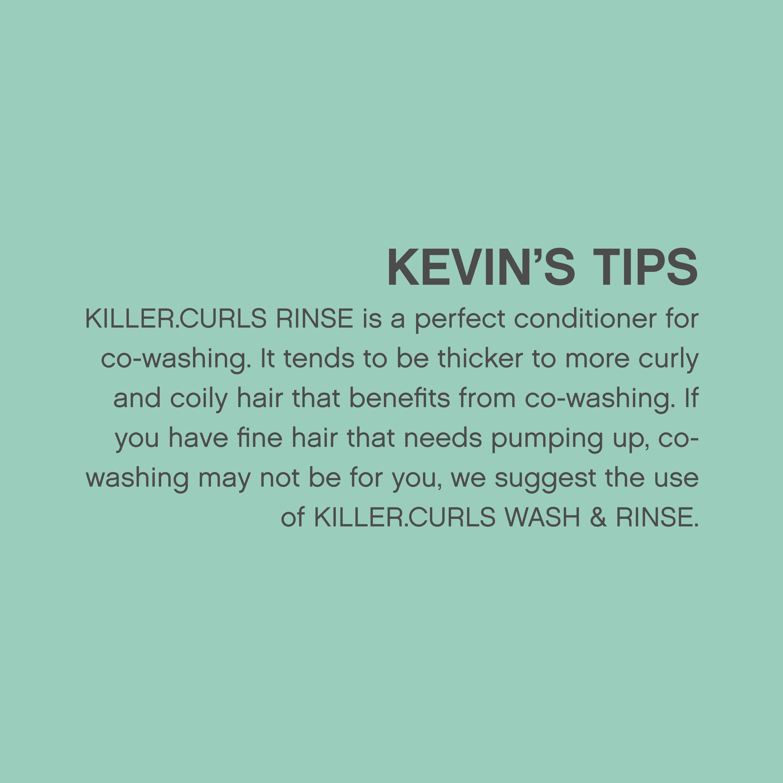 KEVIN.MURPHY ingredients panel showing vegan formula and safety info