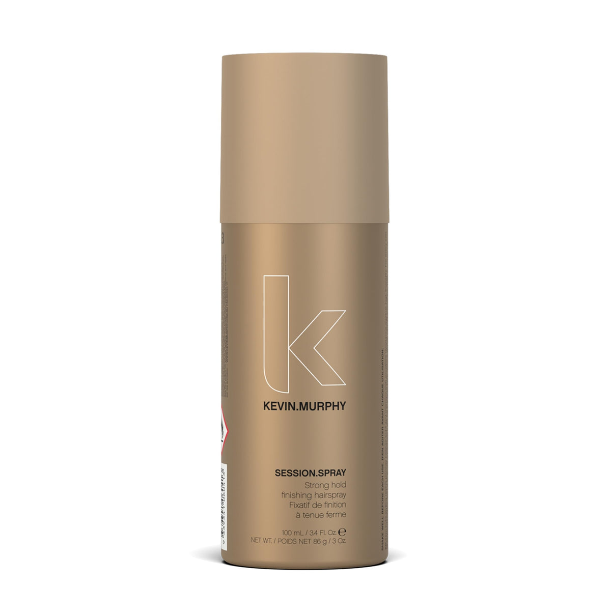 KEVIN.MURPHY bottle front view showing sleek packaging and strong hold