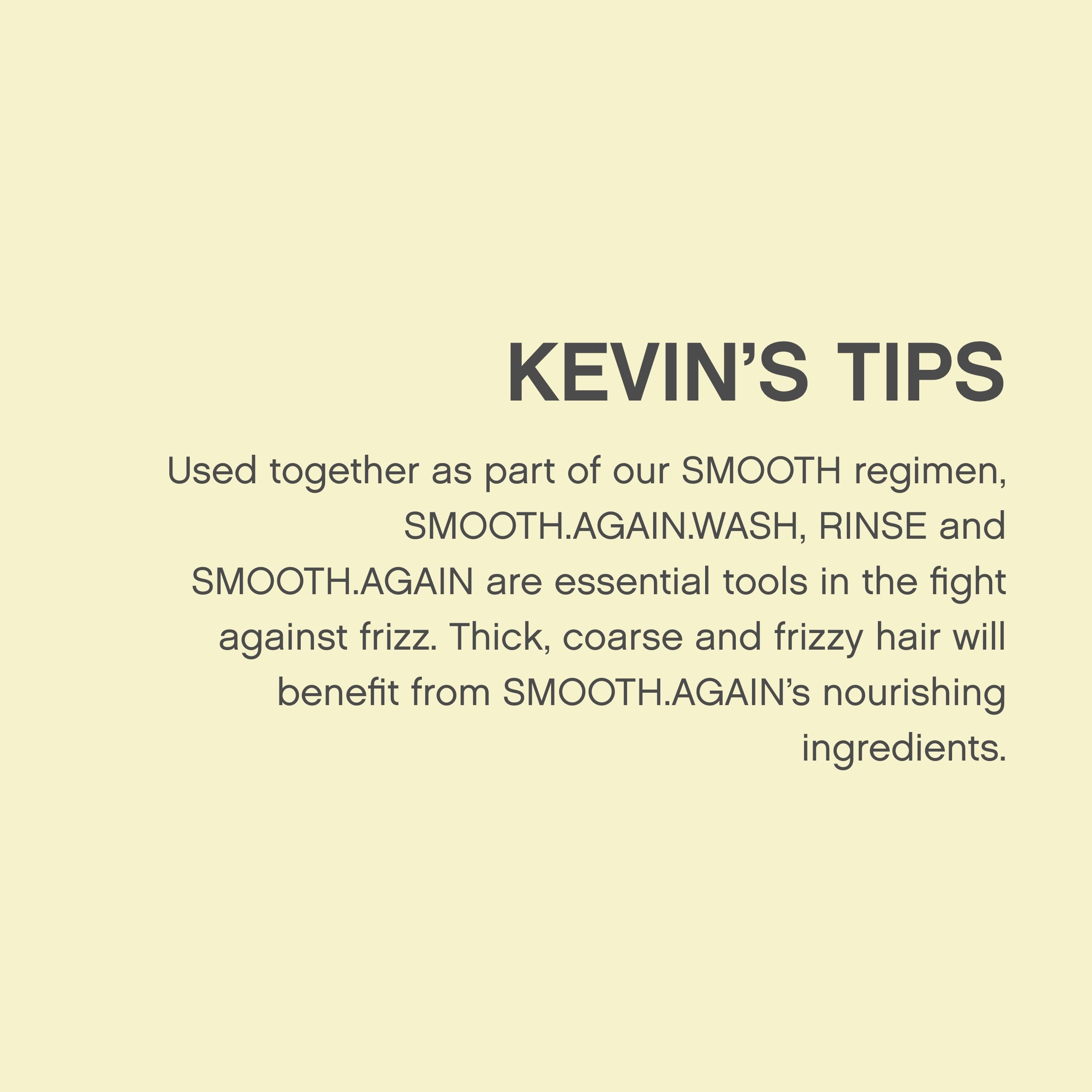 KEVIN.MURPHY label close-up highlighting ingredient list and formulation benefits