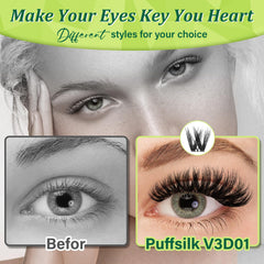 KEYYOU applicator tools and bond displayed to help precise, long-lasting application