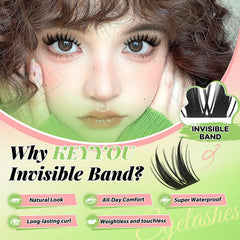 KEYYOU applicator brush and tools arranged neatly to show precise placement benefit