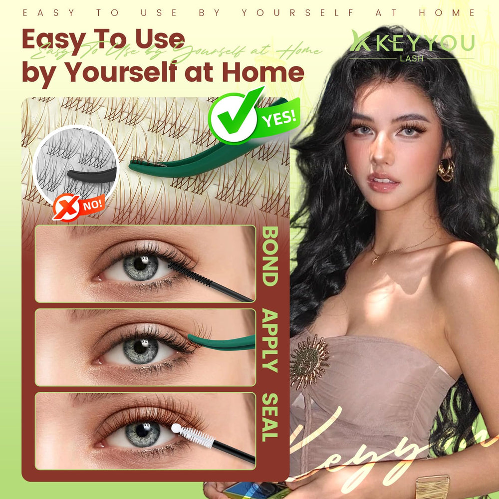 KEYYOU before and after eyes displaying subtle enhancement and soft definition