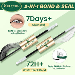KEYYOU bond brush closeup delivering precise adhesive application benefit