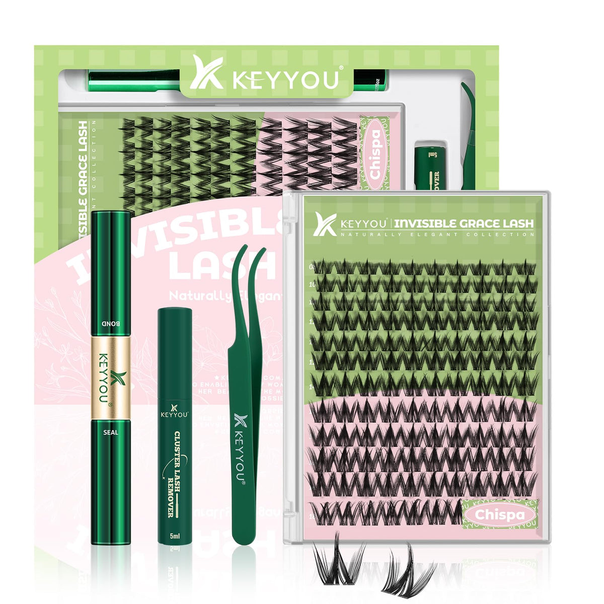 KEYYOU front packaging showing kit components and benefit of complete at-home set