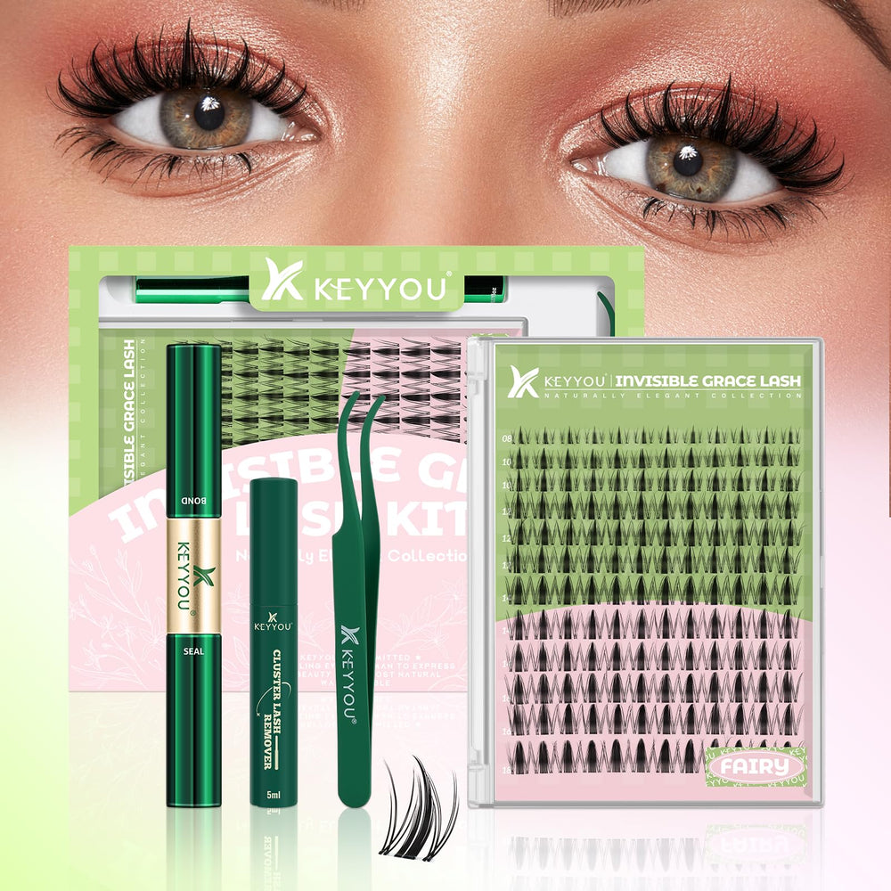 KEYYOU kit front packaging showing tools and clusters for easy at-home use