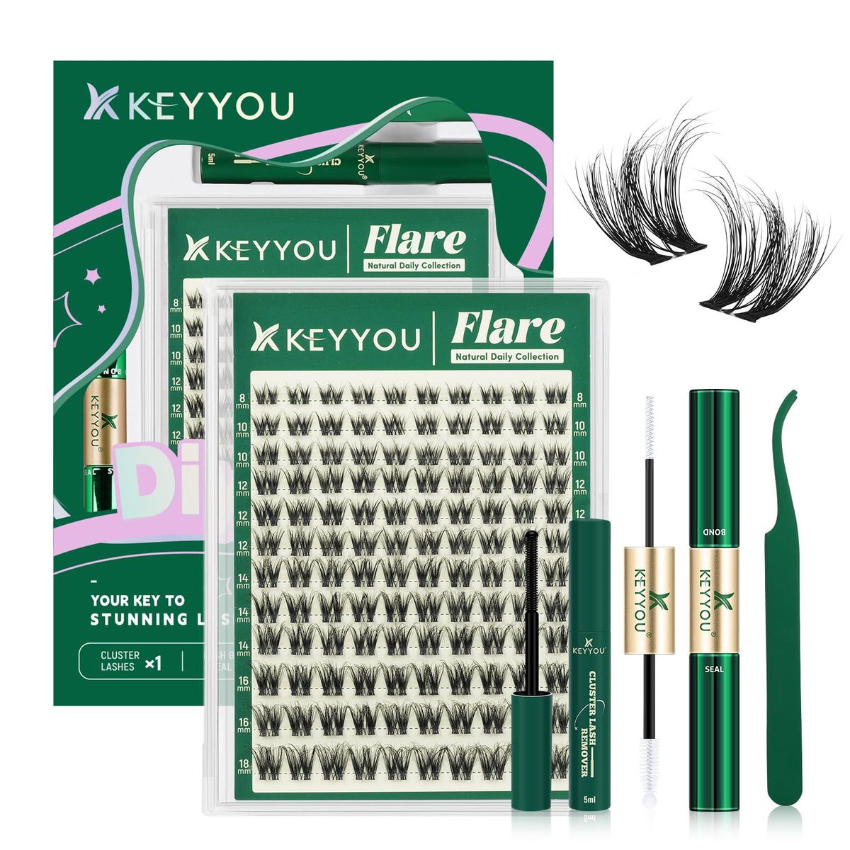 KEYYOU front packaging showing full kit contents and convenience