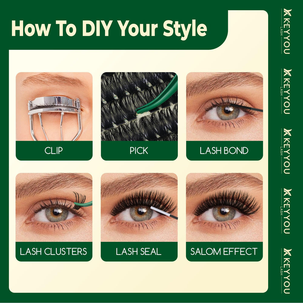 KEYYOU kit flatlay with contents for ready-to-use at-home styling