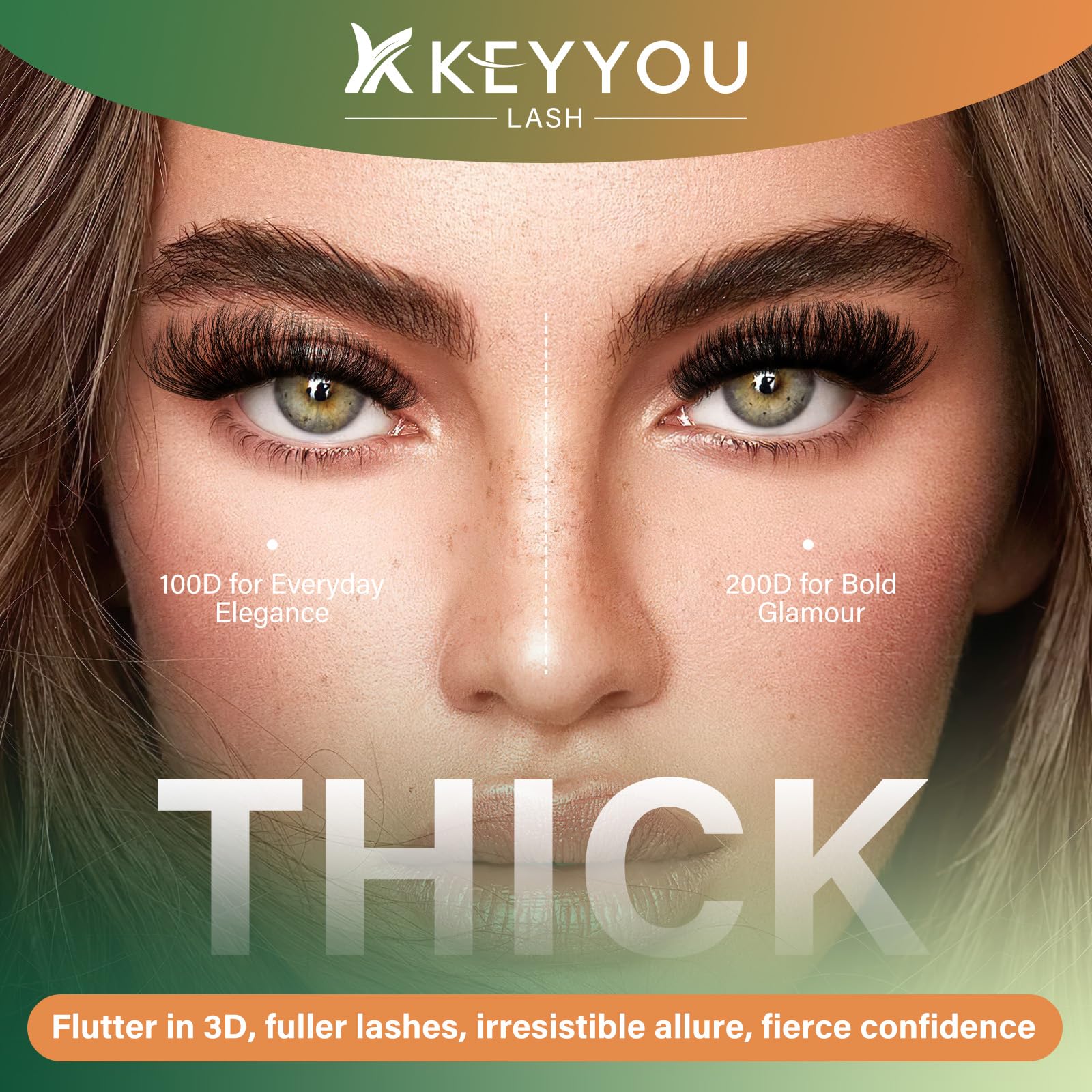 KEYYOU before-and-after eye showing lifted natural-looking volume
