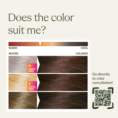 KHADI application on hair roots with brush showing precise grey coverage benefit