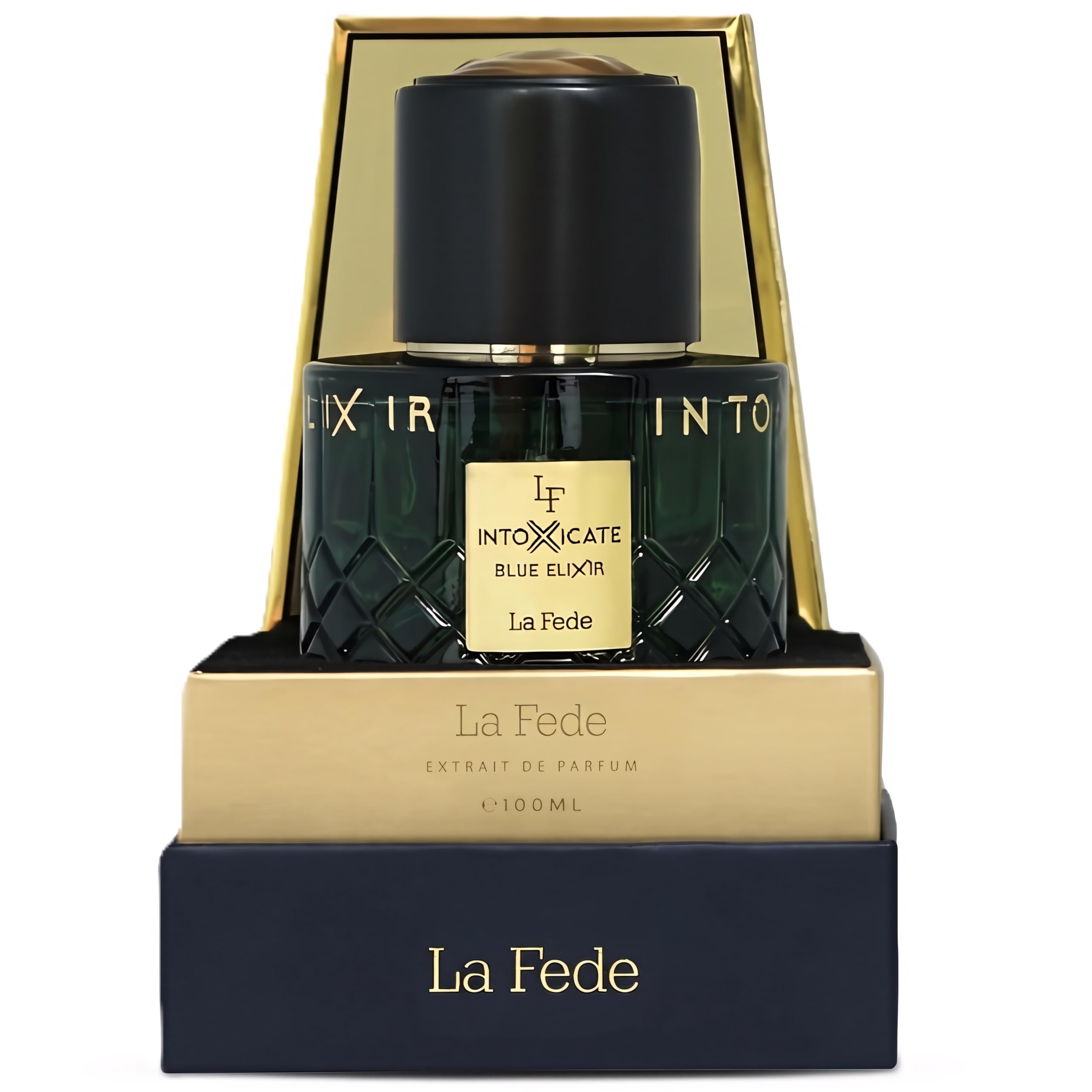 KHADLAJ PERFUMES side profile of the perfume bottle highlighting sleek contemporary contours