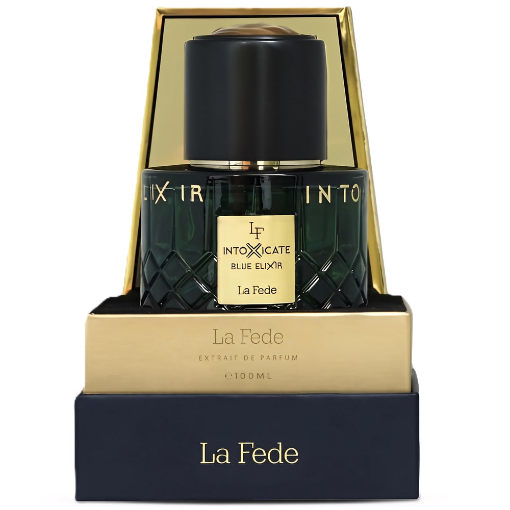 KHADLAJ PERFUMES side profile of the perfume bottle highlighting sleek contemporary contours