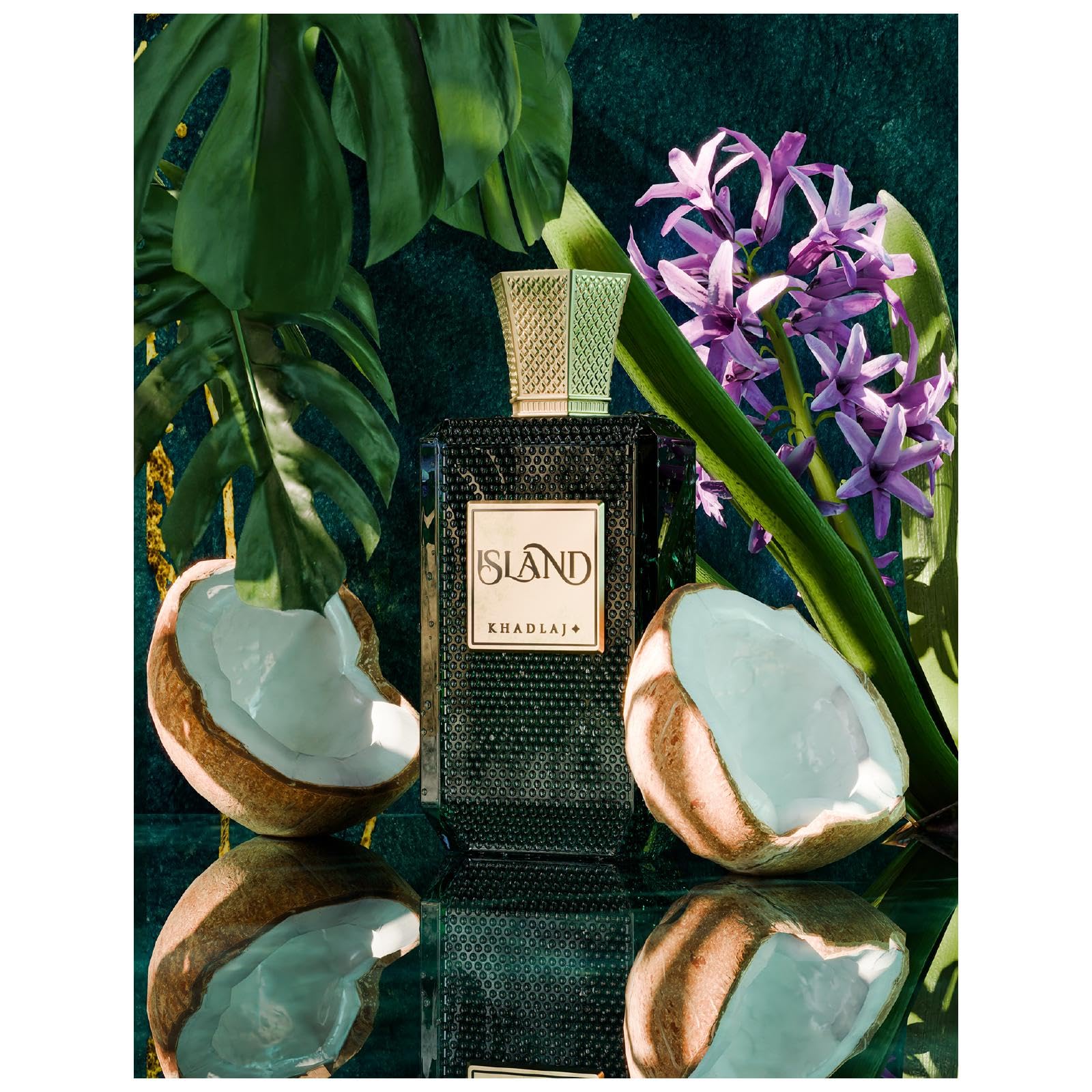 Khadlaj label close-up revealing premium finish and product details