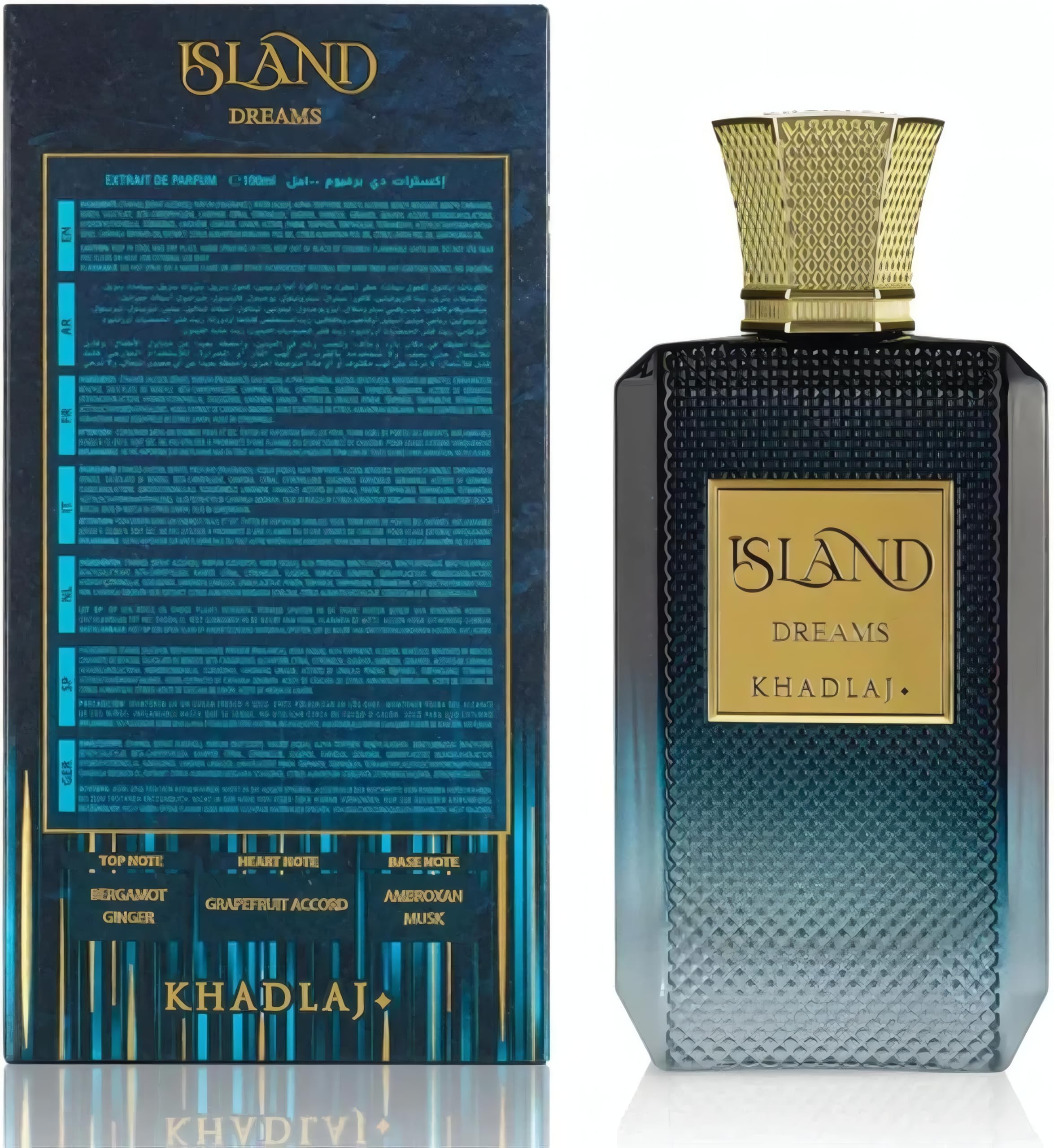 KHADLAJ PERFUMES cap and spray detail demonstrating easy application benefit