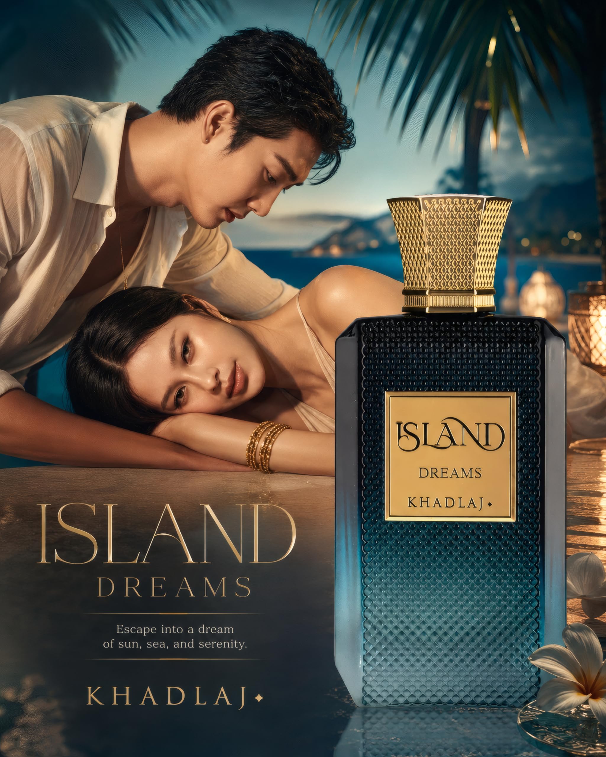 KHADLAJ PERFUMES packaging box front showing gift-ready presentation benefit