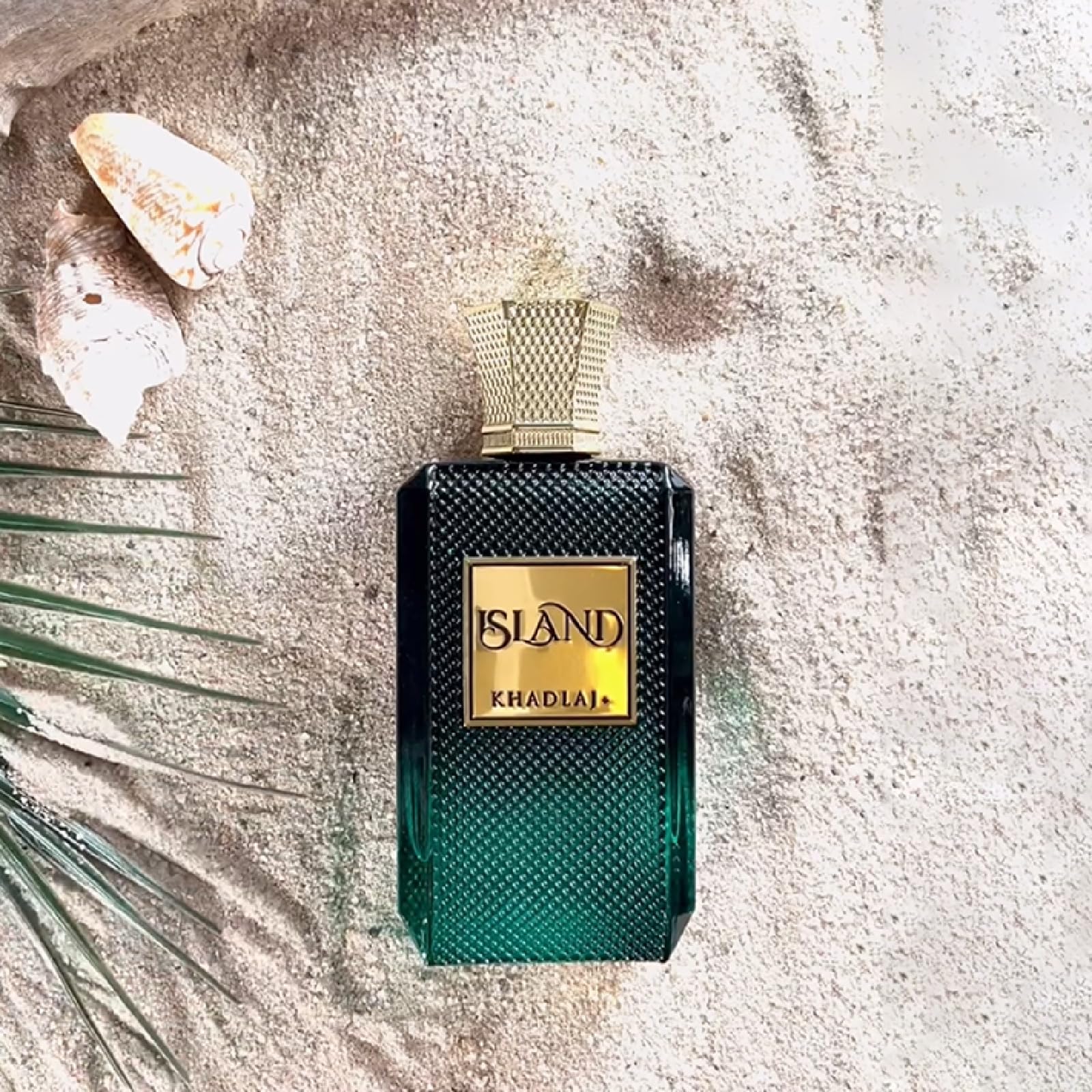 Khadlaj ingredients display with coconut pineapple bergamot for tropical richness