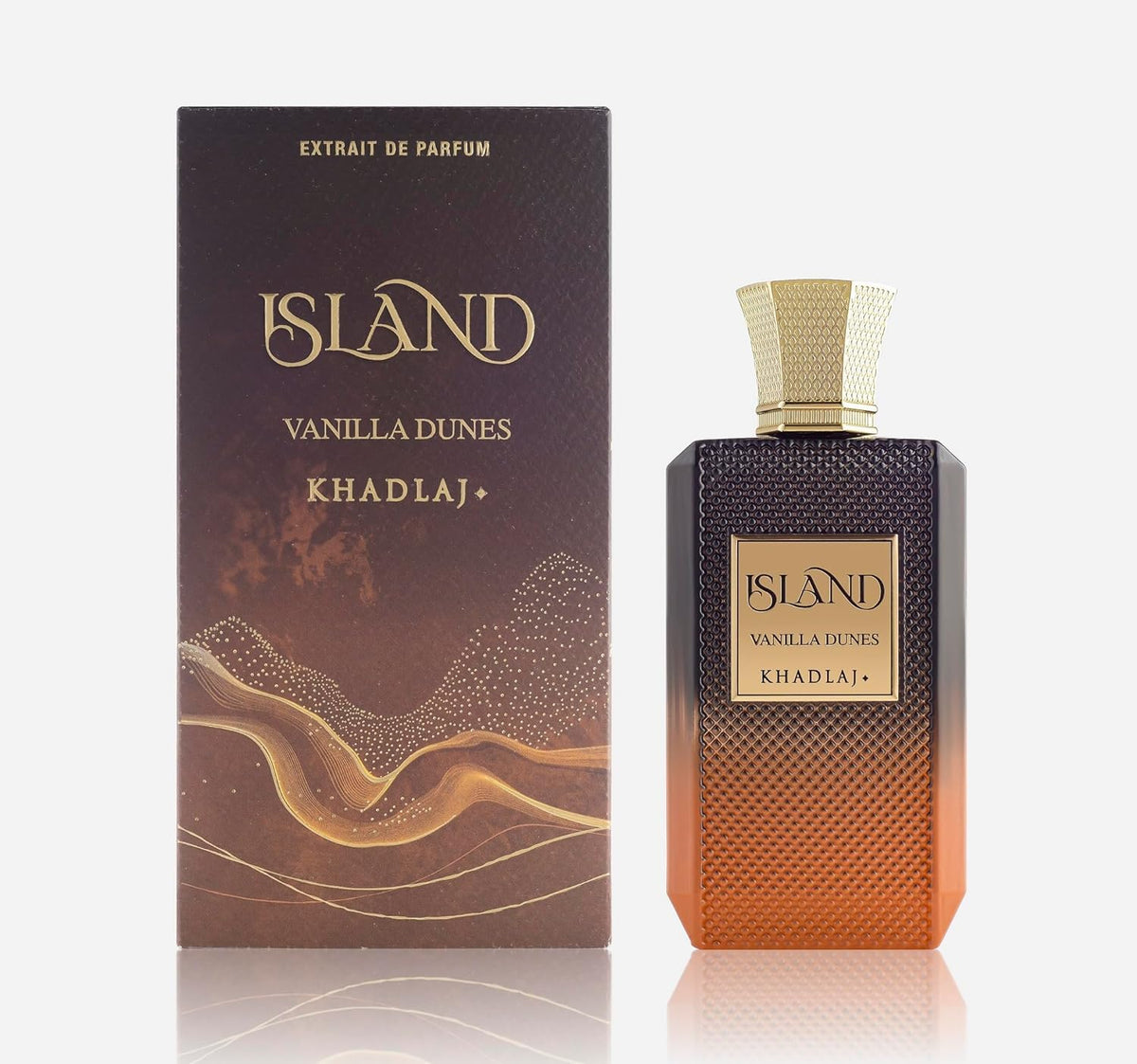 KHADLAJ PERFUMES front bottle shot showing elegant design and premium presence