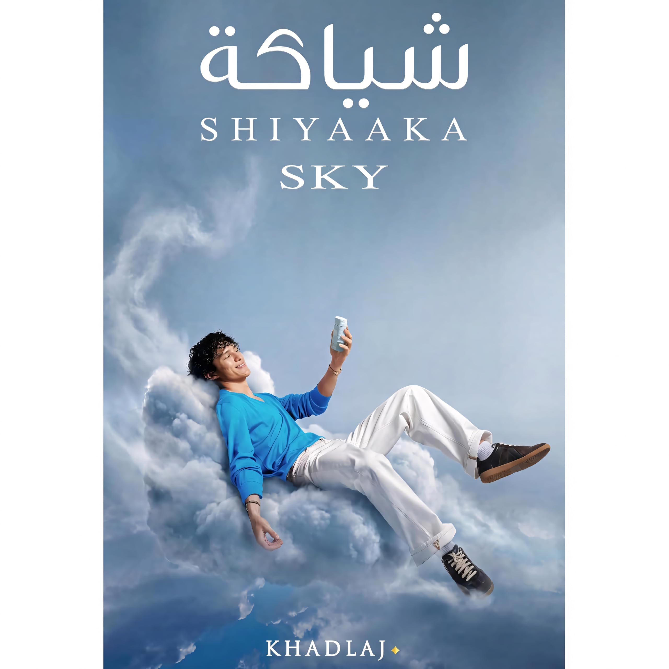 Khadlaj Shiyaaka Sky scale next to ruler showing 100 ml size clarity