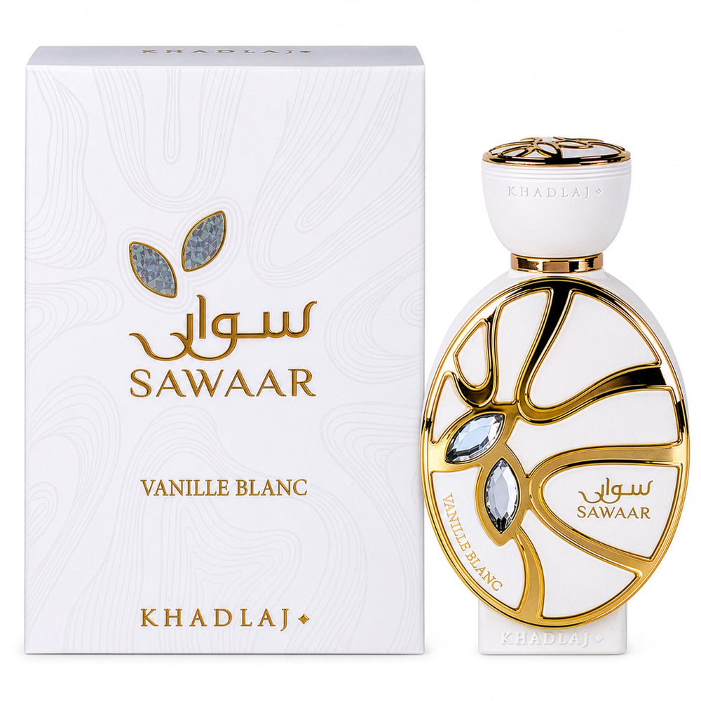 Khadlaj bottle angled with metallic cap highlighting premium finish and durability