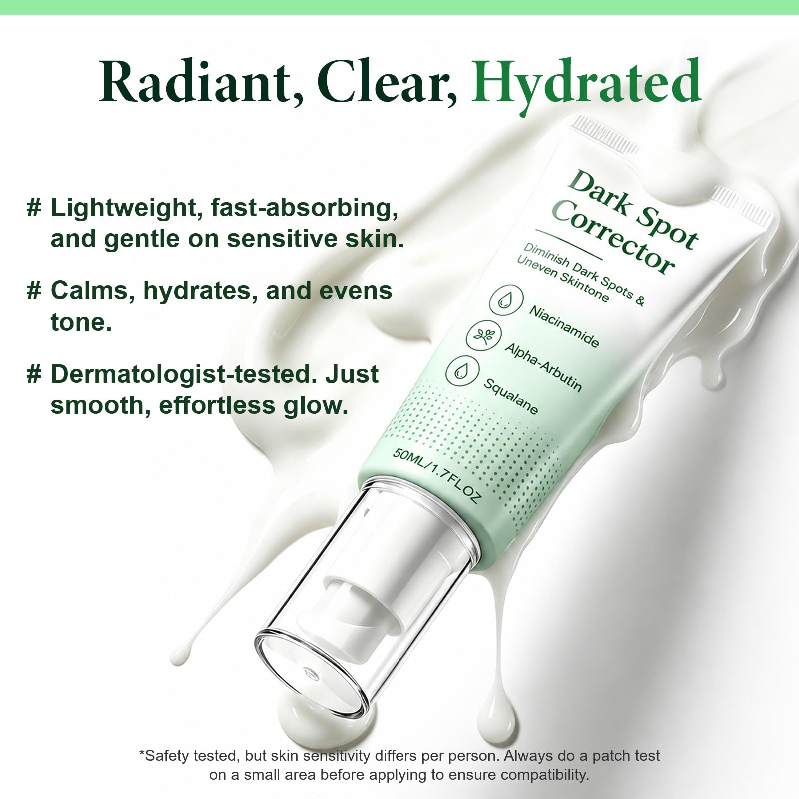 Kiaiss cream staged with sunscreen and serum for routine