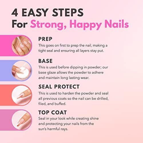 Kiara Sky Base pouring texture demonstrating nutrient-rich formula with vitamins and calcium