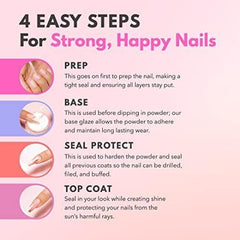 Kiara Sky Base pouring texture demonstrating nutrient-rich formula with vitamins and calcium