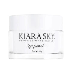 KIARA SKY clear dip powder jar front view showing professional packaging and easy application