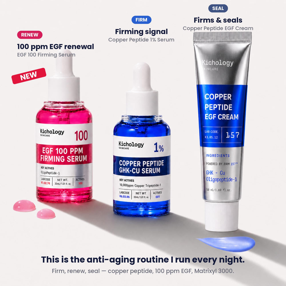 KICHOLOGY cream used under makeup for a smooth, non-greasy base benefit