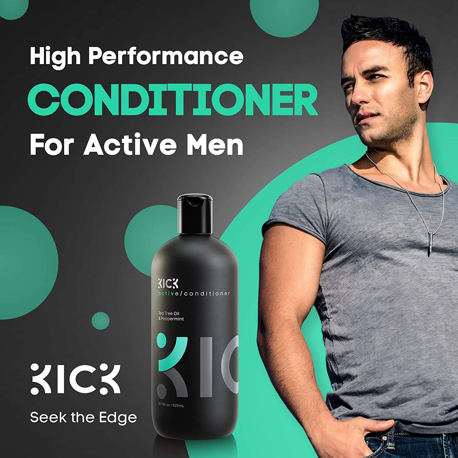Kick conditioner texture close-up showing creamy lightweight hydration