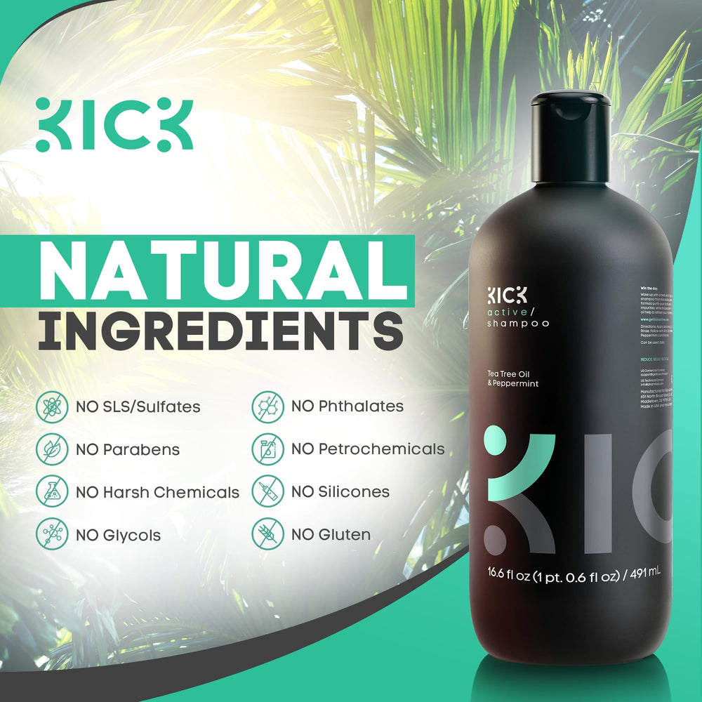 Kick rich lather texture demonstrating concentrated formula