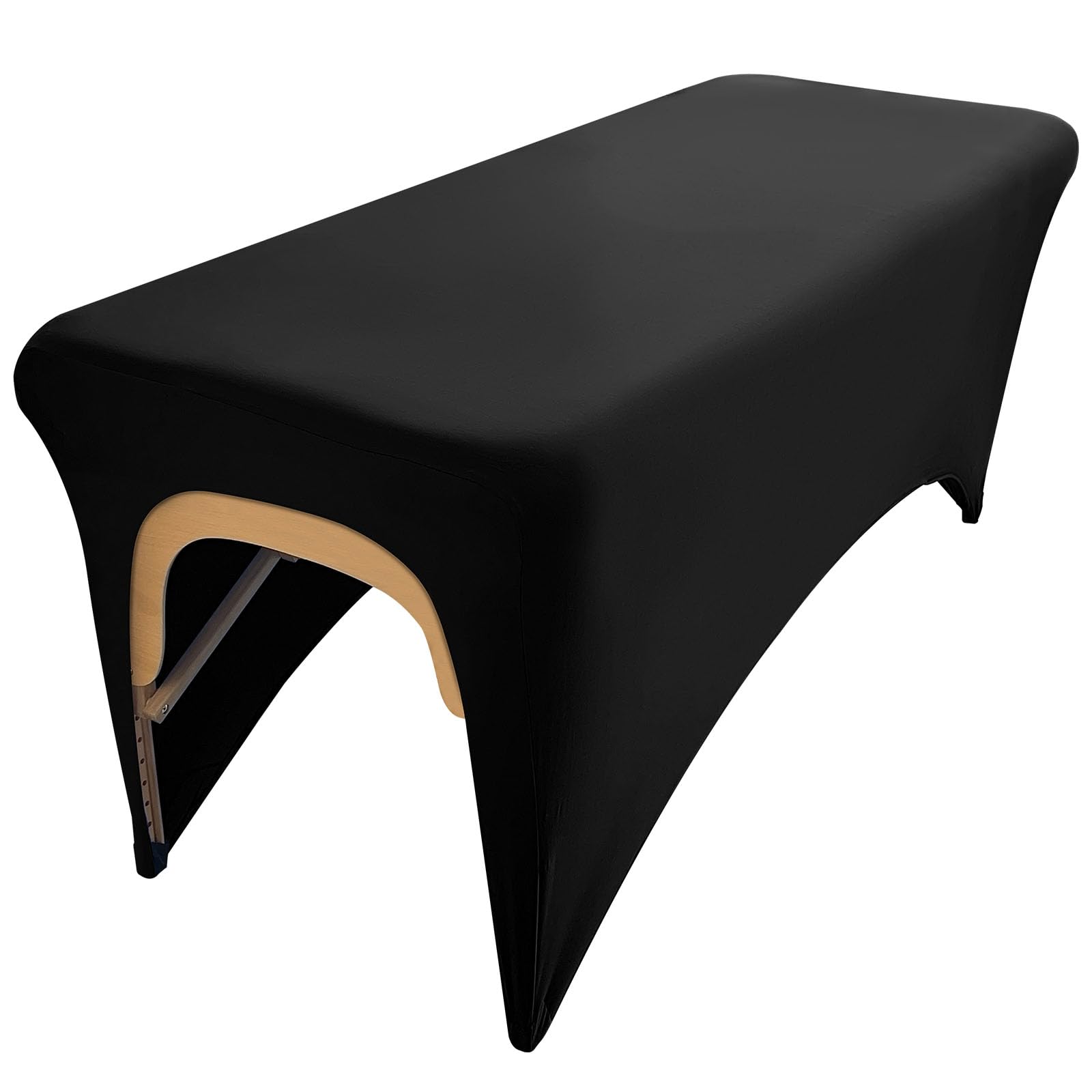 KIDOACOW front view on 6ft table shows tidy professional appearance and fit
