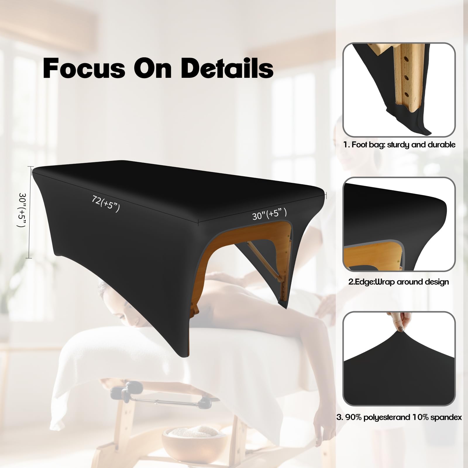 KIDOACOW table in use during lash extension demonstrates practical accessibility