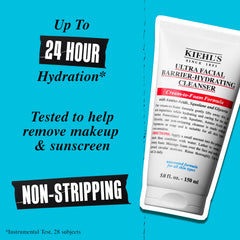 Kiehl's cleanser being dispensed from a pump for easy controlled use