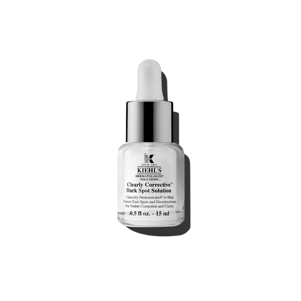 Kiehl's Clearly Corrective front bottle showing brightening benefits