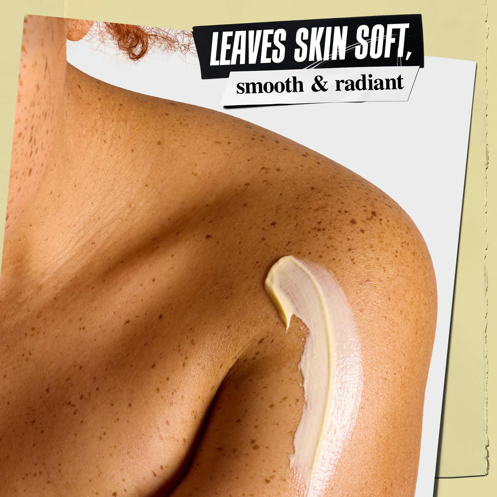 Kiehl's Creme de Corps label listing cocoa butter shea butter squalane benefits