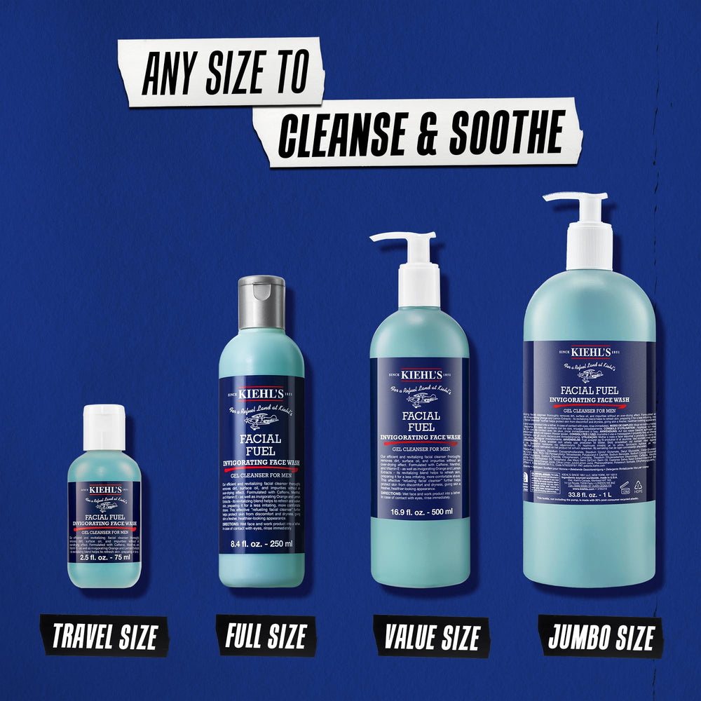Kiehl's used before shaving image demonstrating prep and smoother shave benefits