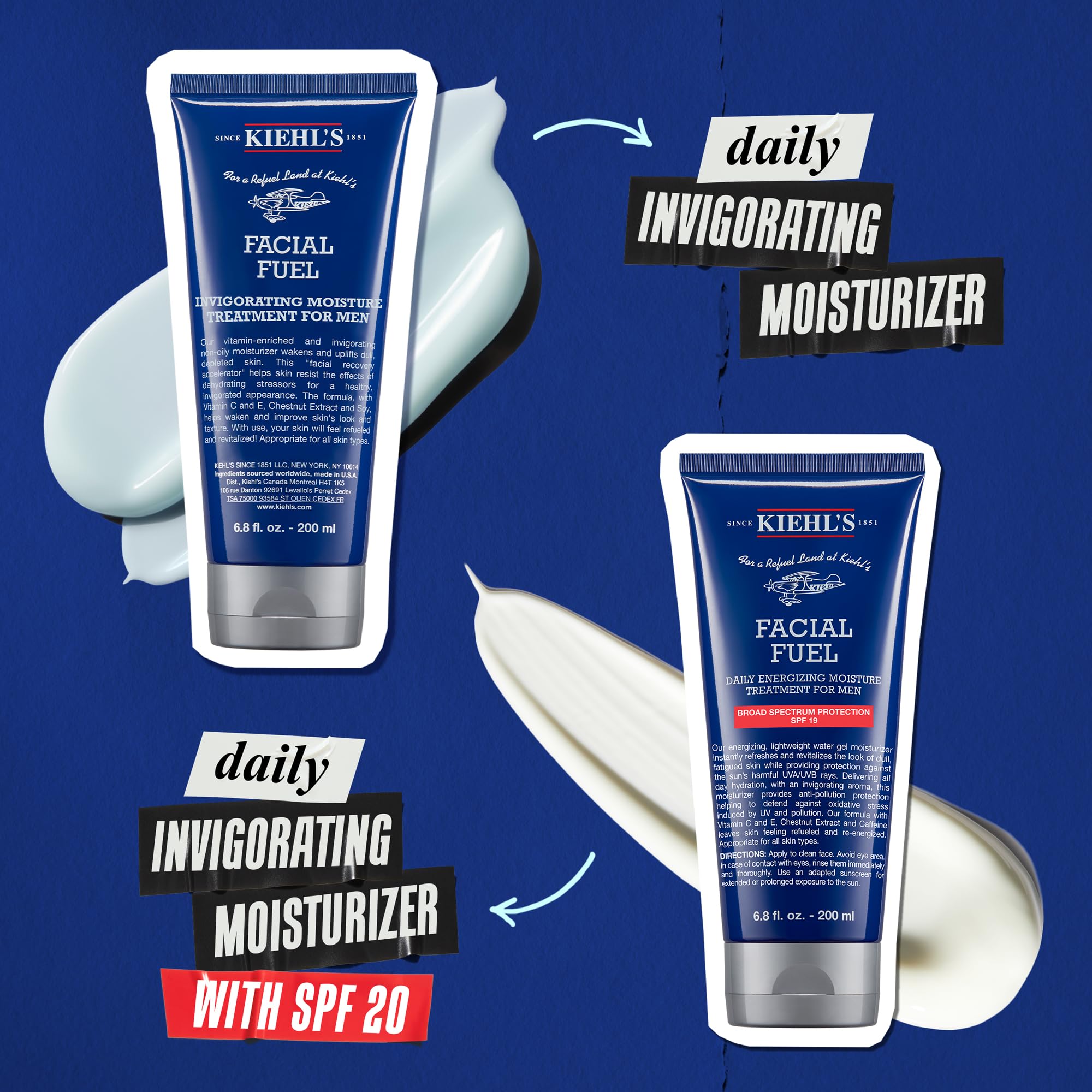 Kiehl's applied after shaving to calm and hydrate skin for immediate soothing