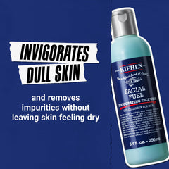 Close-up of Kiehl's gel texture highlighting smooth, non-drying formula