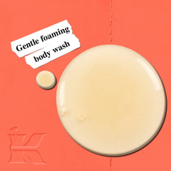 Kiehl's close-up foam texture demonstrating gentle lather and cleansing