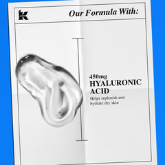 Kiehl's applying serum to hand demonstrating quick skin absorption benefit