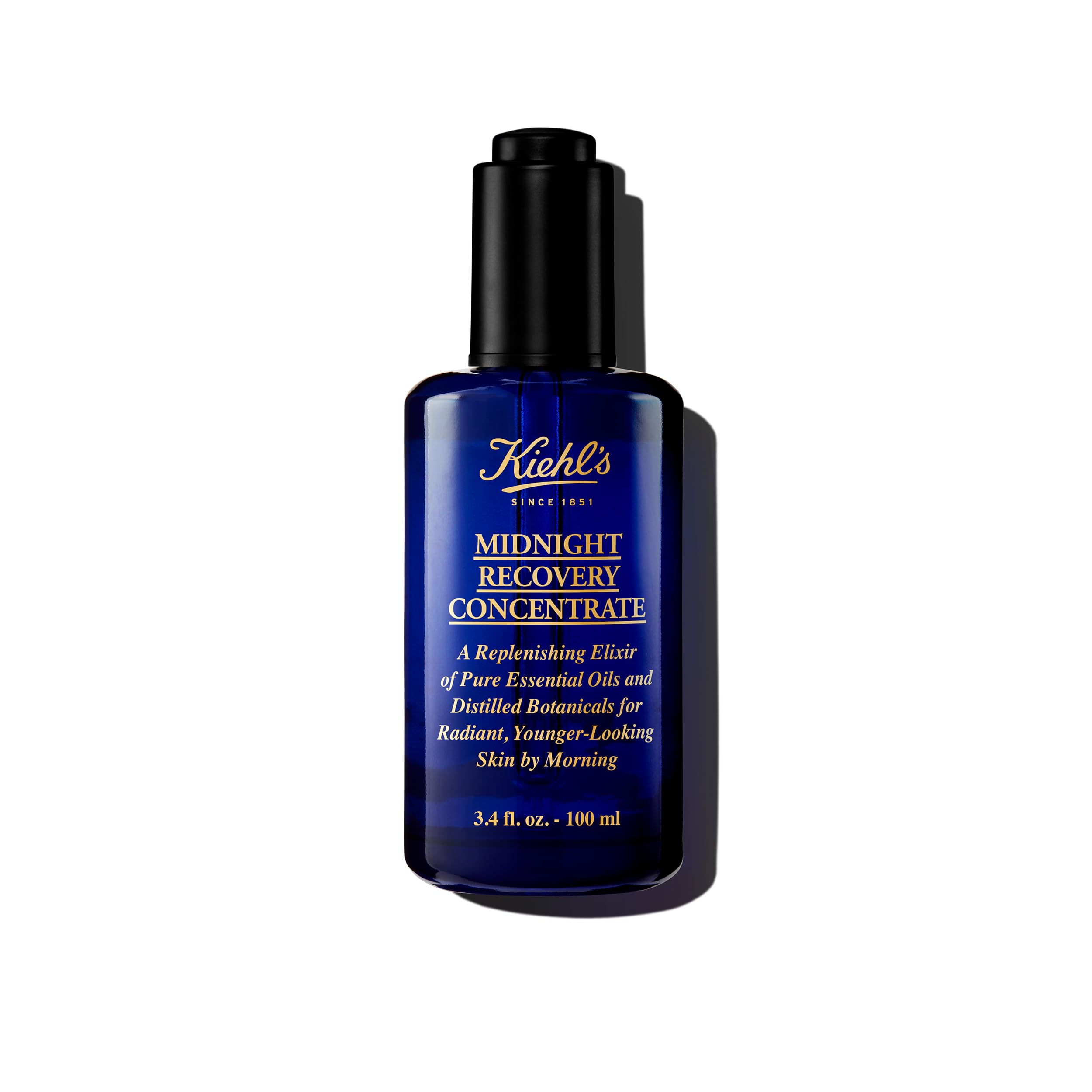 Kiehl's front bottle view showing packaging and 3.4 fl oz size for clear product recognition