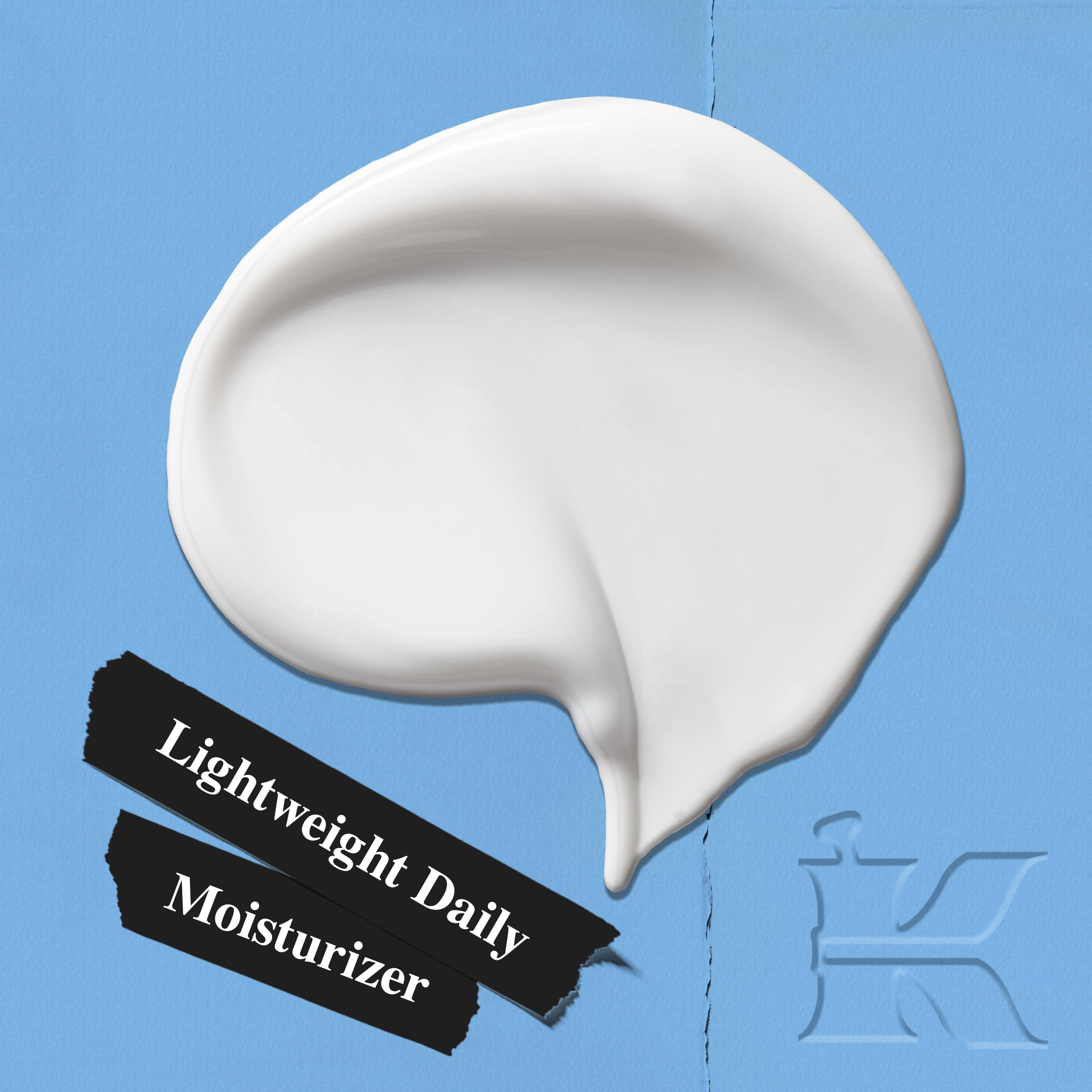Kiehl's open jar creamy texture illustrating lightweight absorbent hydration