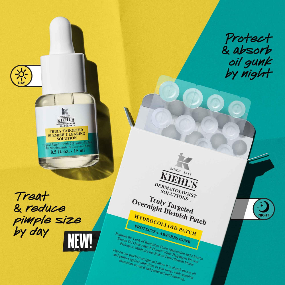 Kiehl's comparison of 10mm and 12mm patches for size selection