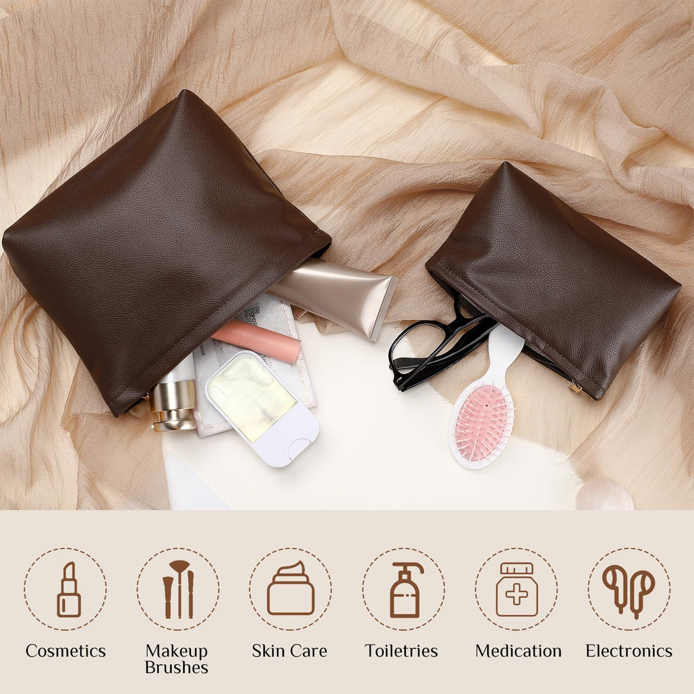 Kigeli interior pocket detail showcasing organization for brushes and small items