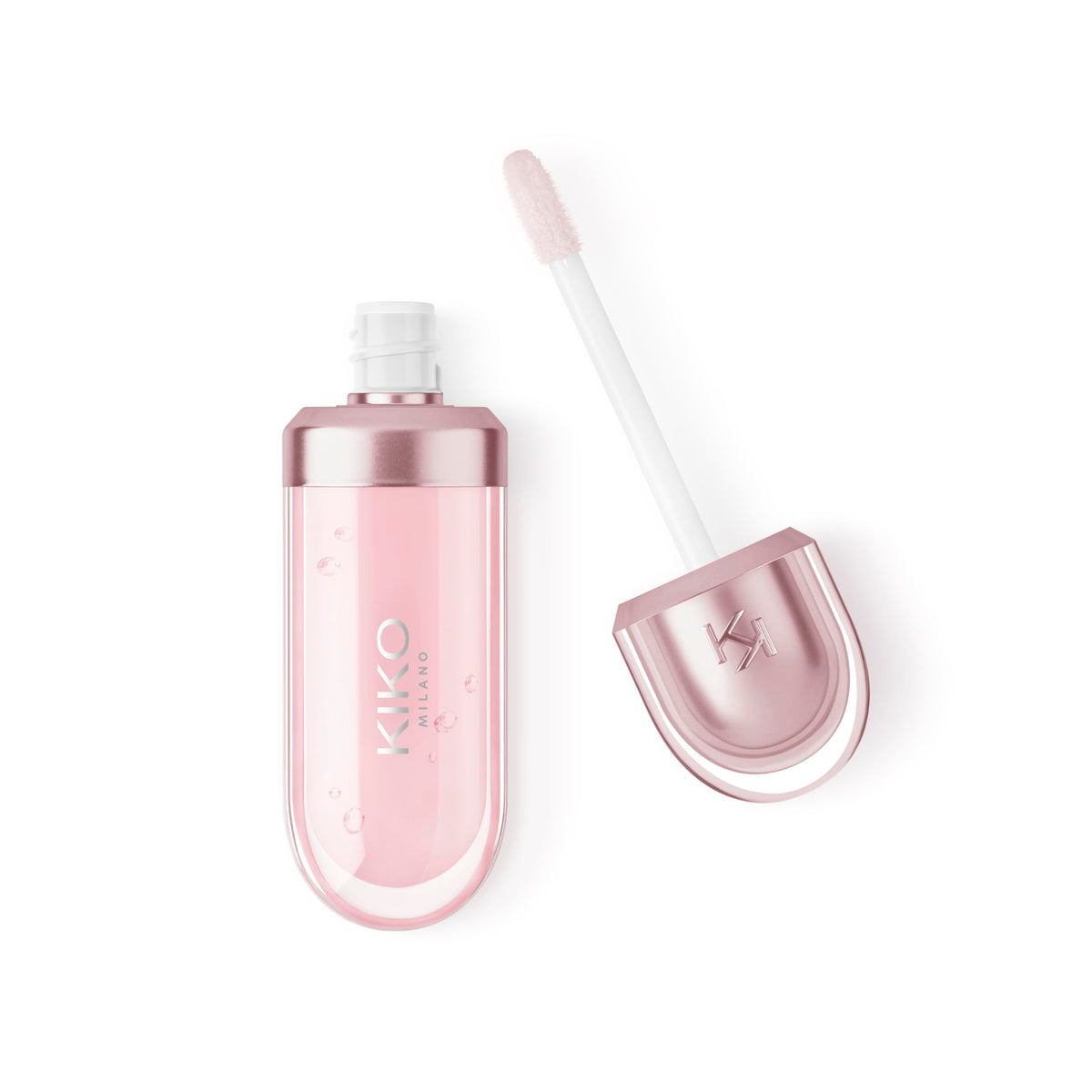 Kiko Milano 3D Hydra Lip Oil front packaging showing sleek bottle and shade
