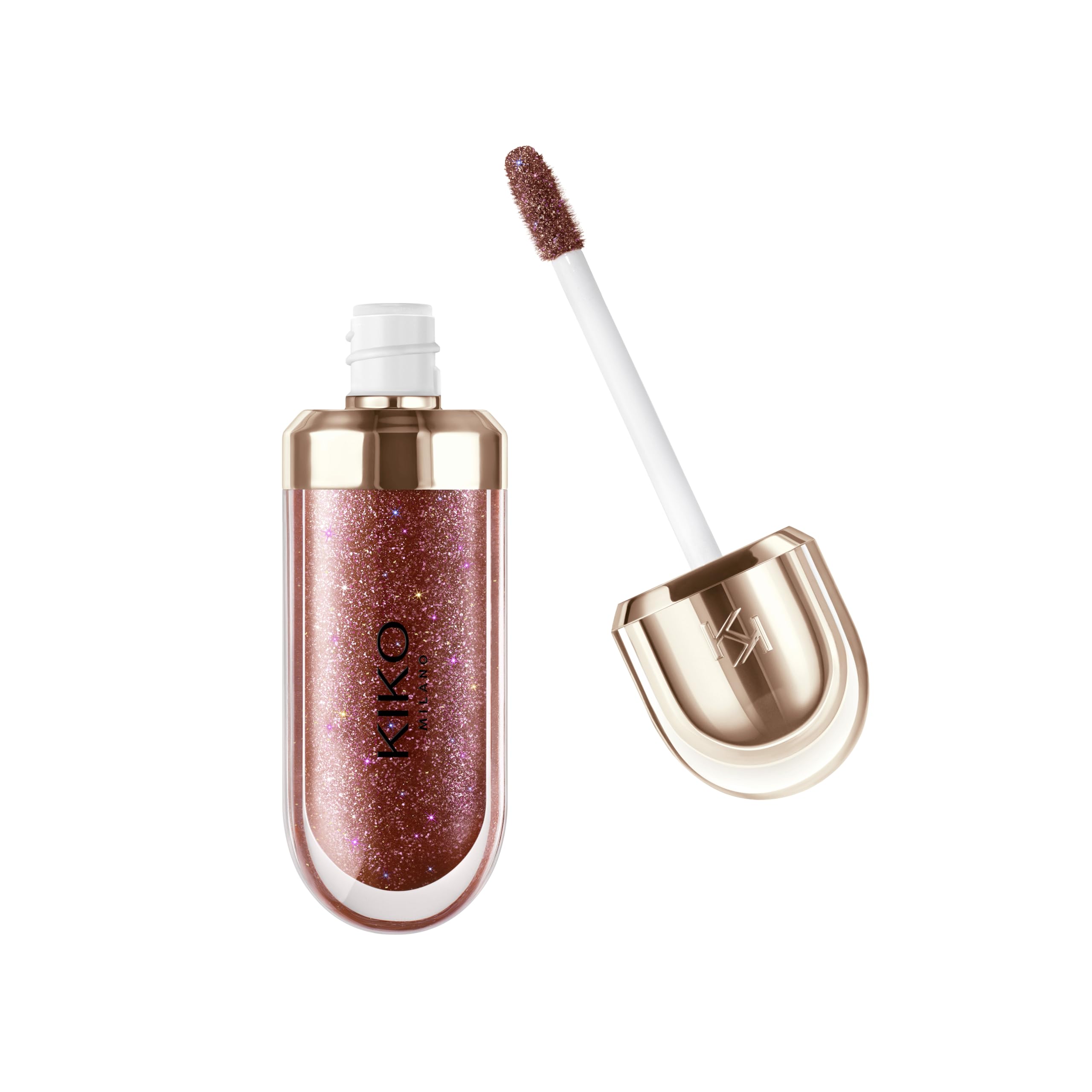 KIKO Milano front packaging showing elegant bottle and rose-gold details with luxe appeal