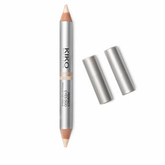 Kiko Milano front packaging showing dual-ended pencil and finishes for easy selection