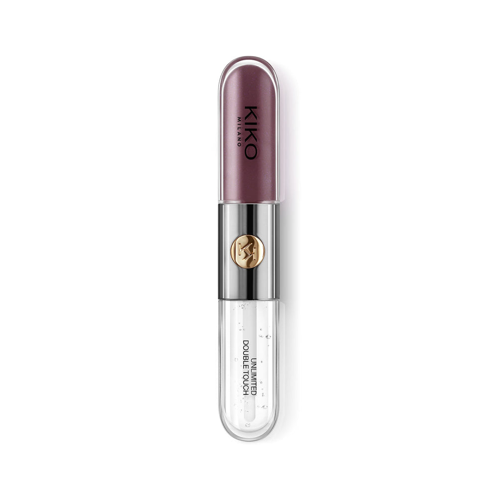 Kiko Milano shade 123 Satin Grape swatch highlighting vivid colour payoff